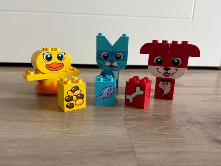 Duplo-achtige bouwstenen set, Kinderen en Baby's, Speelgoed | Bouwstenen, Gebruikt, Overige merken, Ophalen of Verzenden