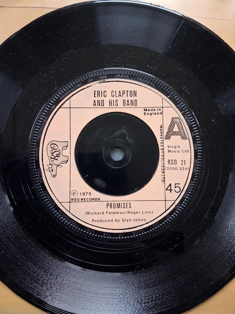 Eric clapton  promises, Cd's en Dvd's, Vinyl Singles, Ophalen of Verzenden, Pop