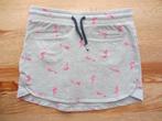 Grijs rokje met roze visjes Hema maat 134-140, Ophalen of Verzenden, Zo goed als nieuw, Meisje, Jurk of Rok