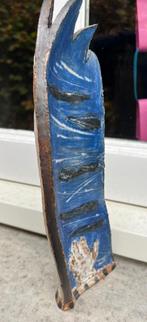 Expressief vormgegeven polychrome keramische vaas, Ophalen of Verzenden, Overige kleuren, Aardewerk of Porselein, Minder dan 50 cm