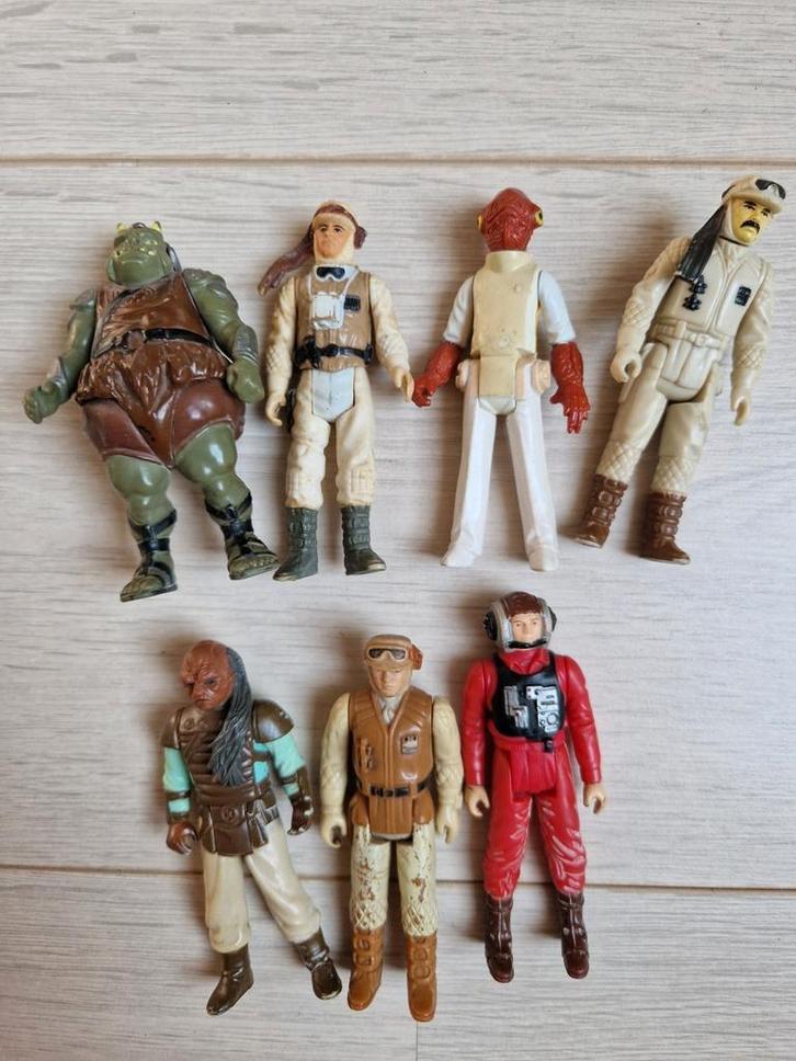 11 x star wars 1980 kenner action figures poppetjes, Verzamelen, Star Wars, Zo goed als nieuw, Actiefiguurtje, Ophalen of Verzenden