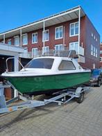 Kajuitboot/visboot 70 pk 4 takt, Watersport en Boten, Ophalen, Zo goed als nieuw, 3 tot 6 meter, Buitenboordmotor