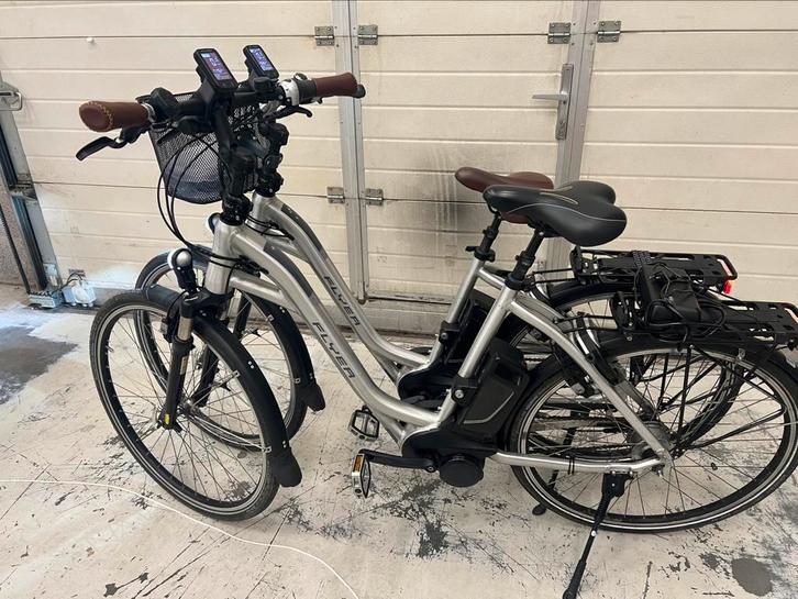 2x flyer elektrisch fietsen, Fietsen en Brommers, Elektrische fietsen, Zo goed als nieuw, Overige merken, 51 tot 55 cm, Ophalen