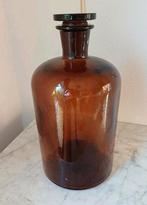 XL Apothekersfles Franse Brocante glas glazen met dop, Antiek en Kunst, Ophalen of Verzenden