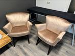 Nette velours rose stoelen, Huis en Inrichting, Stoelen, Ophalen of Verzenden, Zo goed als nieuw, Overige kleuren