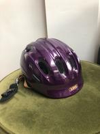 Abus kinderhelm fiets paars model smiley 2.0 ( mt 50-55 cm ), Jongen of Meisje, Abus, Zo goed als nieuw, Ophalen