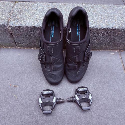 Shimano SPD-SL PD-RS500 Race Pedalen Zwart, Fietsen en Brommers, Fietsonderdelen, Gebruikt, Racefiets, Crankstel of Pedalen, Ophalen