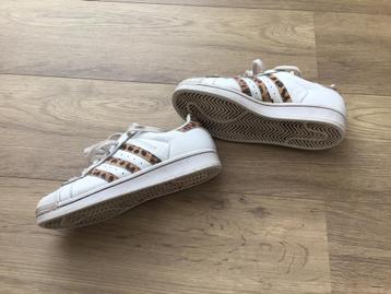 ADIDAS SUPERSTAR!Sportieve Sneakers 37.Wit Leer&DesignPrint beschikbaar voor biedingen