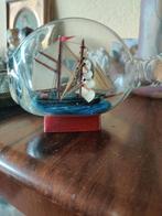 Vintage scheepje/schip/boot in fles, Ophalen of Verzenden