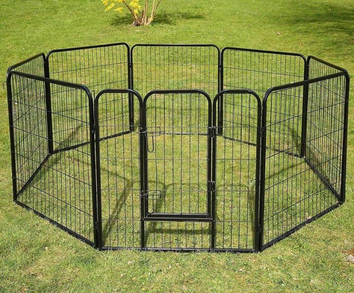 Hondenren Puppyren Zwart Kennel vanaf €89,95 Diverse maten!, Dieren en Toebehoren, Honden-accessoires, Nieuw, Verzenden
