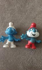 2 smurfen poppetjes peyo, Ophalen of Verzenden, Gebruikt, Verschillende Smurfen, Poppetje, Figuurtje of Knuffel