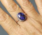 925 zilveren ring met natuurlijke paarse koper Turquoise, Sieraden, Tassen en Uiterlijk, Ringen, O.T., 19 tot 20, Paars, Nieuw