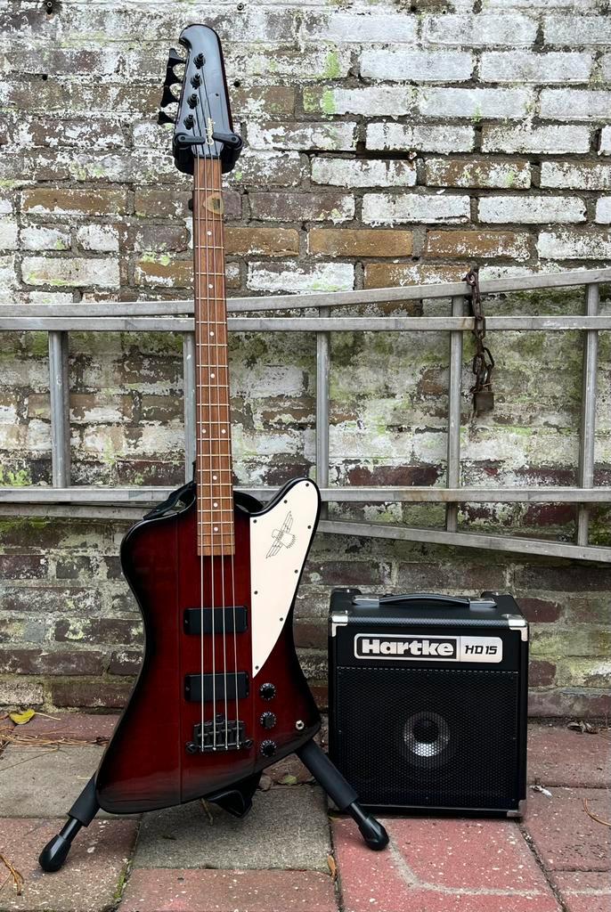 Basgitaar Epiphone Thunderbird IV Reverse Bas, Muziek en Instrumenten, Snaarinstrumenten | Gitaren | Bas, Zo goed als nieuw, Elektrisch