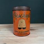Vintage beschuit blik “De Bijenkorf” Surhuisterveen, Antiek en Kunst, Ophalen of Verzenden