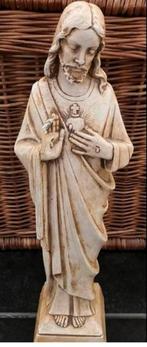 Onze Lieve Heer , antiek gesigneerd beeld deposé, Antiek en Kunst, Antiek | Religie, Ophalen of Verzenden