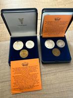 Inhuldigingsset met penning 1980. 2 stuks, Verzenden, Koningin Juliana, Overige waardes, Setje