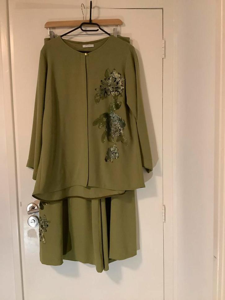 Feestelijke broek rok set, maat 40/42, Kleding | Dames, Carnavalskleding en Feestkleding, Zo goed als nieuw, Kleding, Carnaval