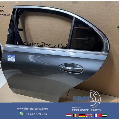W206 SEDAN C KLASSE AMG DEUR PORTIER GRIJS COMPLEET LINKS AC, Auto-onderdelen, Carrosserie en Plaatwerk, Deur, Mercedes-Benz, Achter