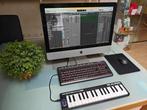 Homestudio: iMac 21.5" i5, MIDI-keyboard, Logic Pro X, Muziek en Instrumenten, Midi-apparatuur, Ophalen, Gebruikt