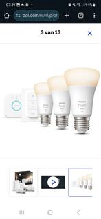 Philips hue licht starterspakket, Huis en Inrichting, Led-lamp, Minder dan 30 watt, Nieuw, E27 (groot)