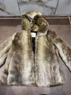 zara bontjas maat s capuchon, Ophalen of Verzenden, Zo goed als nieuw, Maat 38/40 (M), Bruin