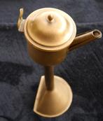 Antiek koperen olielampje - "Snotneus", Ophalen of Verzenden, Koper