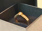 Prachtige gouden ring met 9 natuurlijke VS diamanten! 19,5mm, Sieraden, Tassen en Uiterlijk, Ringen, 19 tot 20, Ophalen of Verzenden