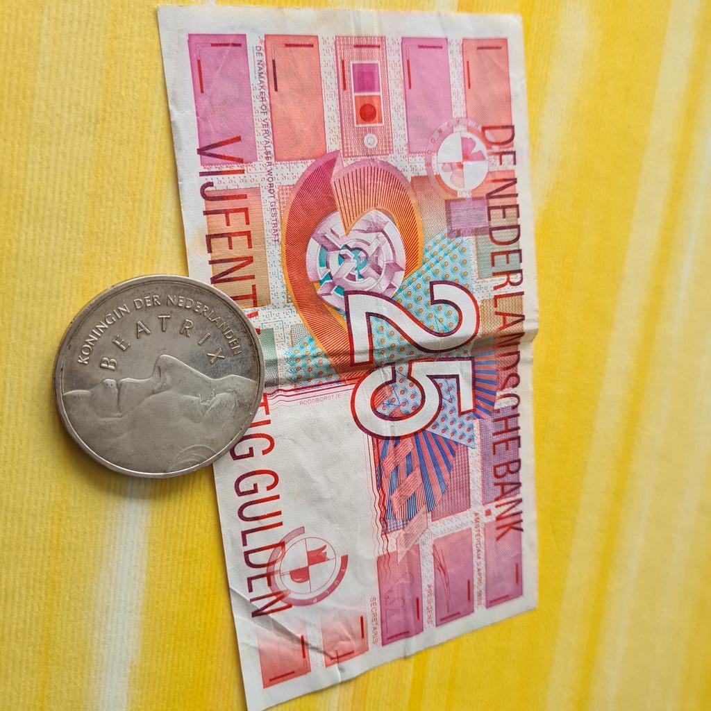 25 Gulden Biljet, Ophalen of Verzenden, Koningin Beatrix, Overige waardes, Setje
