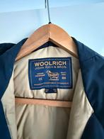 Woolrich jas met bond, Kleding | Heren, Jassen | Winter, Blauw, Ophalen of Verzenden, Maat 46 (S) of kleiner, Gedragen