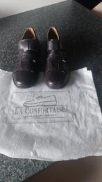 Rieker Herenschoen klittenbandschoen Donkerbruin Maat 43, Bruin, Zo goed als nieuw, Rieker, Ophalen