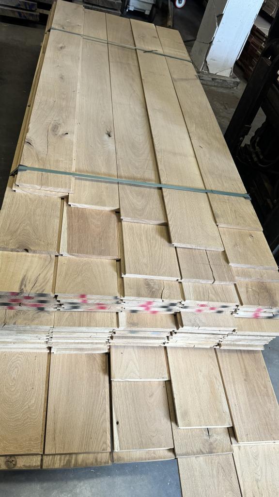 Eiken Shiplap planken geschaafd, Doe-het-zelf en Verbouw, Hout en Planken, Nieuw, Plank, Eiken, 250 tot 300 cm, Minder dan 25 mm