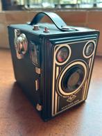 1x AGFA SYNCHRO BOX in lederen KODAK tas, Ophalen of Verzenden, Fototoestel