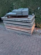Gebruikte halve stelconplaten 2x1 meter 14cm. Dik 7stuks, Tuin en Terras, Tegels en Klinkers, Gebruikt, Overige typen, Ophalen of Verzenden