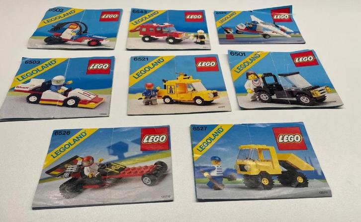 8 sets LEGO Legoland vintages jaren 80 - 90, Kinderen en Baby's, Speelgoed | Duplo en Lego, Zo goed als nieuw, Lego, Complete set