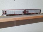 2 Roco schuifwandwagons zgan nr 66576 HO, Hobby en Vrije tijd, Modeltreinen | H0, Gelijkstroom, Wagon, Ophalen of Verzenden, Zo goed als nieuw