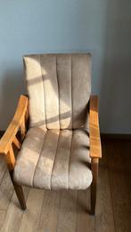 Mooie beige rookstoel, Huis en Inrichting, Fauteuils, Ophalen, Zo goed als nieuw