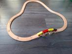 Houten rails met treintjes, treinbaan Ikea, Kinderen en Baby's, Ophalen of Verzenden, Gebruikt