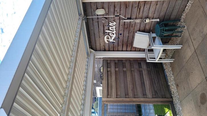 Overkapping wit, Tuin en Terras, Overkappingen, Zo goed als nieuw, Ophalen of Verzenden