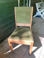 fluweel, hout, Tuin en Terras, Tuinstoelen, Ophalen of Verzenden, Gebruikt, Hout