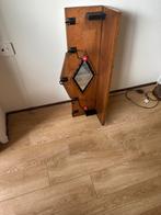 Vintage Houten Kapstok met Spiegel, Ophalen, Minder dan 50 cm, Gebruikt, 100 tot 150 cm