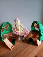 Sylvanian families twee speelbomen/hutjes/baby eenhoorns, Ophalen of Verzenden, Gebruikt