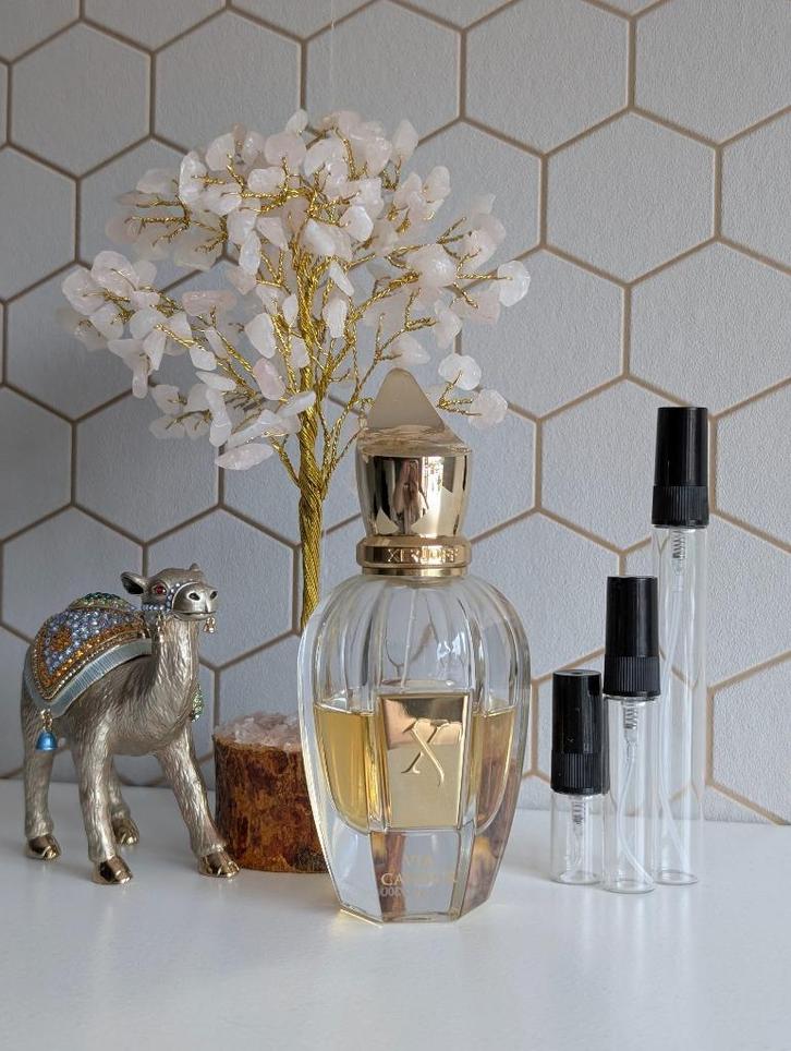 Xerjoff Via Cavour 1 - sample/tester, Sieraden, Tassen en Uiterlijk, Uiterlijk | Parfum, Nieuw, Ophalen of Verzenden