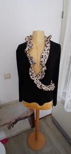 Joseph ribkoff🌸 mooi shirt /top zwart wit mt 46, Overige kleuren, Verzenden, Maat 46/48 (XL) of groter, Joseph Ribkoff