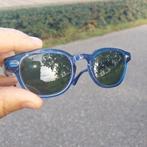 Moscot lemtoch  zonnebril, blauw, Ophalen of Verzenden, Zo goed als nieuw, Blauw, Overige merken