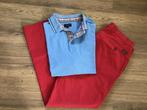 CALABRIA!Lúxe Broek 52/54(26)& JOHN CABOT!LúxePolo. Sámen:, Kleding | Heren, Ophalen of Verzenden, Zo goed als nieuw, Maat 52/54 (L)