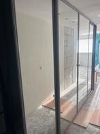 Spiegel Schuifdeurkast - 4 Deuren, Ophalen, Gebruikt, 200 cm of meer, 50 tot 100 cm