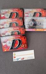 Cassette bandjes TDK NIEUW IN PLASTIC, Cd's en Dvd's, Cassettebandjes, 2 t/m 25 bandjes, Ophalen of Verzenden, Nieuw in verpakking