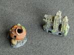 2x aquarium decoratiestuk, Dieren en Toebehoren, Vissen | Aquaria en Toebehoren, Ophalen of Verzenden, Gebruikt, Sierelement
