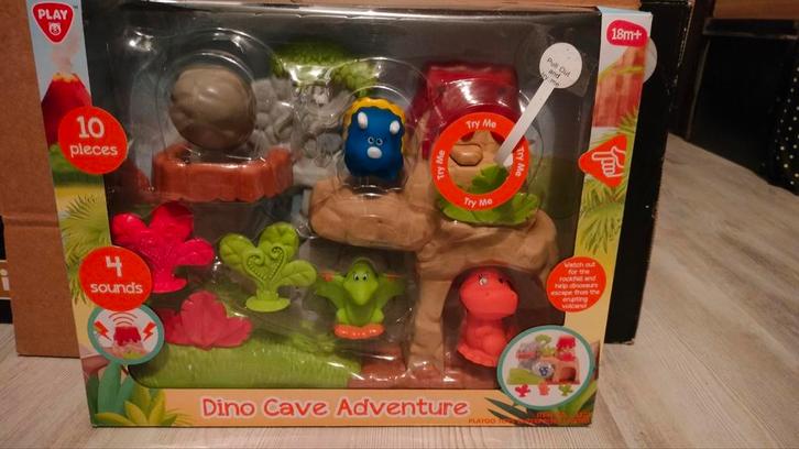 Playgo Dino Cave Adventure - Nieuw in doos!, Kinderen en Baby's, Speelgoed | Actiefiguren, Nieuw, Ophalen of Verzenden