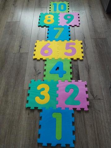 Puzzelmat foam speelmat cijfers  beschikbaar voor biedingen